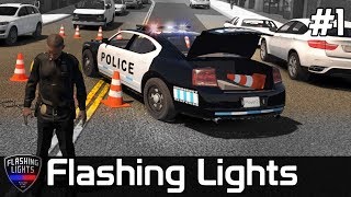 Flashing Lights PL 1 Prawdziwy SYMULATOR Policjanta [upl. by Andrei]