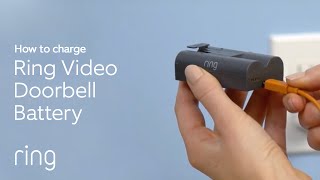 How to Charge Your Ring Video Doorbell 2 Battery Simple  Ring [upl. by Keavy]