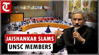 Selfselected Chaudharis… EAM Jaishankar slams permanent members of UN Security Council [upl. by Naujd]