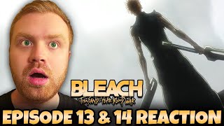 ICHIGOS NEW POWER BLEACH TYBW EP 13 amp 14 REACTION [upl. by Acilejna]