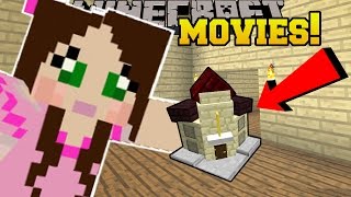 Minecraft MINI MOVIE THEATER BECOME PART OF THE MOVIE Custom Command [upl. by Ayekal]