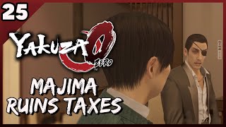 Save Data Plays Yakuza Zero Part 25  Majima Ruins Taxes Forever [upl. by Adamo940]