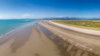 Harlech Beach Eryri Snowdonia [upl. by Okiek]