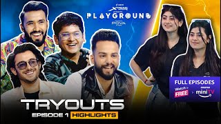 Playground 3 Tryouts  EP 1 Highlights  CarryMinati Elvish Yadav Techno Gamerz Mortal [upl. by Camey984]