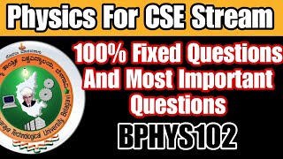 VTU Applied Physics For CSE Stream Important Questions 2024  Most Asked Questions VTU infogoal [upl. by Arenat]