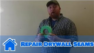 All About Walls  How to Repair Drywall Seams [upl. by Alba283]