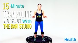 15Minute Trampoline Workout  FollowAlong Fitness  Health [upl. by Ellehsram]