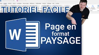 Astuce Word  comment mettre une seule page en paysage [upl. by Corrinne]