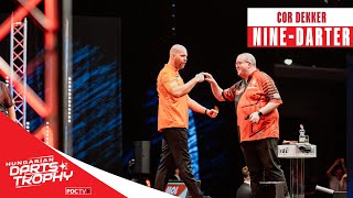 NINEDARTER  COR DEKKER PRODUCES PERFECTION IN BUDAPEST  2024 Hungarian Darts Trophy [upl. by Etteniotnna]