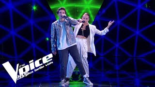 Stromae  Alors on danse  Prichia et Mea  The Voice 2023  Cross Battles [upl. by Lowrance853]