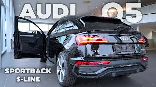 New Audi Q5 Sportback SLine Black Edition 2021 [upl. by Eniad]