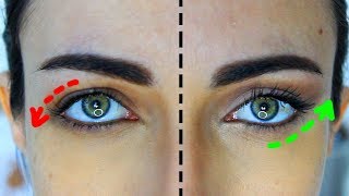 How To Sculpt Downturned Droopy Eyes NATURAL LOOK  MakeupAndArtFreak [upl. by Monica]