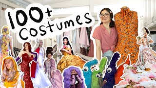 All the costumes I’ve made in the past 10 years a closet tour [upl. by Elehcin]