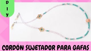 DIY COLLAR PARA GAFAS  cadenita para gafas [upl. by Aikin196]