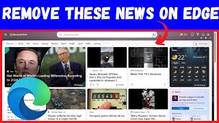 How to Turn Off The News Feed in Microsoft Edge  Disable News Easily [upl. by Rasia]