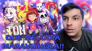 QUE SOM LINDO REACT Determinação  Undertale Pacifista Papyrus Da Batata Papyrus Da Batata [upl. by Oicnecserc]