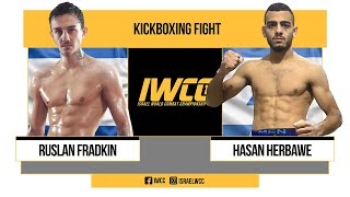 IWCC FULL FIGHT Ruslan FRADKIN vs Hasan HERBAWE KICKBOXING [upl. by Len]