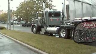 Custom Peterbilt 379Exhd leavin the peterbilt dealership pt1 [upl. by Anilek]