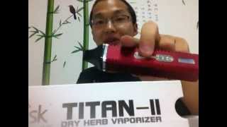 Hebe Titan II dry herb vaporizer Marijuana products operative skills  instructions for use [upl. by Rehtnug]