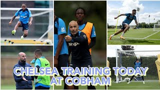 Chelsea Training Today At Cobham  Renato Veiga  Enzo Maresca  Wesley Fofana  Nkunku And Others [upl. by Monica]