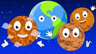 Canzoni pianeti  sistema solare rima  Canzoni prescolari  Planets Kids Rhyme  Planets Song [upl. by Nyllewell]