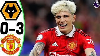 Wolves vs Manchester United 03  All Goals and Highlights  2024 🔥 GARNACHO [upl. by Campman637]