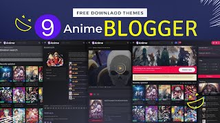 How To Download From Free Elements  Free Movies Blogger Themes  9 Anime Blogger Themes [upl. by Idham]