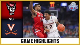 NC State vs Virginia Game Highlights  2024 ACC Men’s Basketball Tournament [upl. by Azrim]