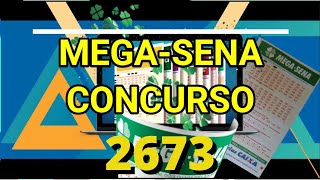 💲MEGASENA  CONCURSO 2673  10 DICA 6 PALPITES💲 [upl. by Denae946]