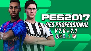 ОБЗОР на PES PROFESSIONALS PATCH V70  71 для PES 2017 [upl. by Aehs938]