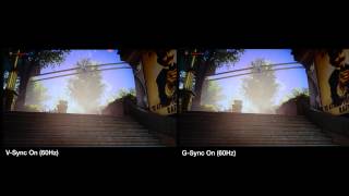 NVIDIA GSync vs VSync On at 60Hz [upl. by Spatola]