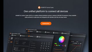 GigaByte Control Center Install [upl. by Shulock]