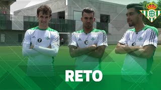 Blind Penalty Challenge  RETO  Real Betis Balompié [upl. by Arorua]