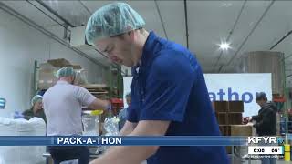 Great Plains Food Bank hosts packathon [upl. by Colfin775]