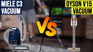 Miele C3 vs Dyson V15 – How Do They Compare Which Comes Out on Top [upl. by Siddra636]