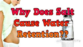 Why Does Salt Cause Water Retention [upl. by Gettings]