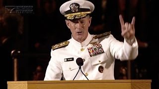 Admiral McRaven addresses the University of Texas at Austin Class of 2014 [upl. by Akirehs]