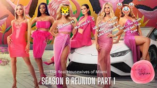 The Real Housewives of Miami Review  Season 6  Reunion Part 1 [upl. by Redleh]