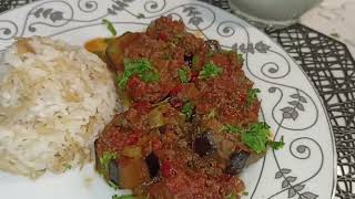 💯 HİÇ YAPAMIYORUM DİYEN BİLE YAPAR😋 KIYMALI PATLICAN MUSAKKA 😋eggplant moussaka [upl. by Adnilev]