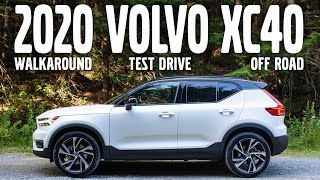 2020 Volvo XC40 RDesign Walkaround Test Drive and OffRoad Review [upl. by Lipman]