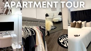 FULLY FURNISHED APARTMENT TOUR  Minimalistic Modern Apartment [upl. by Ennaid]