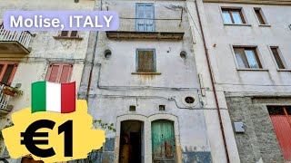 One EURO HOME For Sale in ITALY with GARDEN and Balcony A Must See €1 Euro House in Italy [upl. by Nnylkoorb]