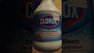 clorox bleach I use this to clean everything 🤣🤣🤣🤣🤣 [upl. by Nelyak]