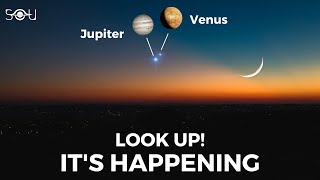 Dont Miss Jupiter and Venus will Kiss Each Other in a Rare Planetary Conjunction in 2023 [upl. by Berti]