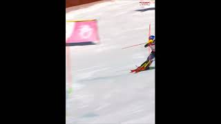 Mikaela Shiffrin 🇺🇸  Are womens slalom March 10 2024 1st run [upl. by Richey345]