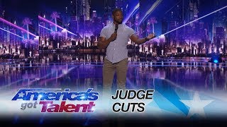 Preacher Lawson Comedian Hilariously Describes Being Catfished Online  Americas Got Talent 2017 [upl. by Ybbed]