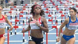 100 Metres Hurdles women heats heat 3 IAAF World Championships Daegu 2011 [upl. by Lolly]