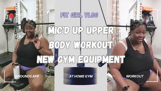 Micd Up Upper Body Workout  Grounds App  New At Home Gym Equipment [upl. by Coco831]