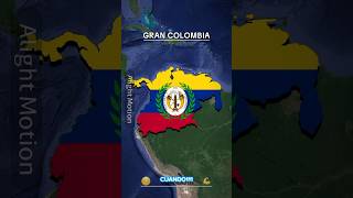 Territorio de la Gran Colombia 🇨🇴🇻🇪🇪🇨🇵🇦 geografía historia mapping Gran colombia😔💪 [upl. by Wattenberg]