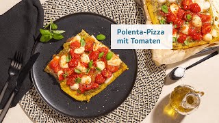 PolentaPizza mit Tomaten  Rezepte [upl. by Ibmab878]